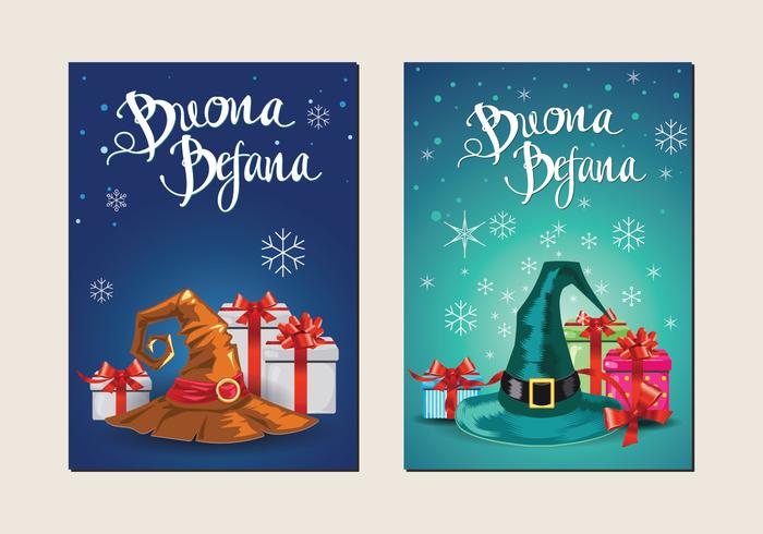 Illustration of Gift Box for Befana Celebration  vector