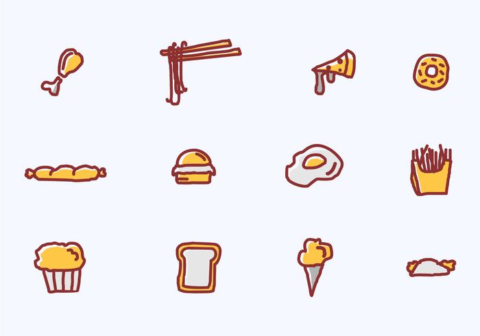Food and Appetizer Vector Food and Appetizer Vector