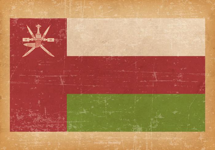 Grunge Flag of Oman Grunge Flag of Oman