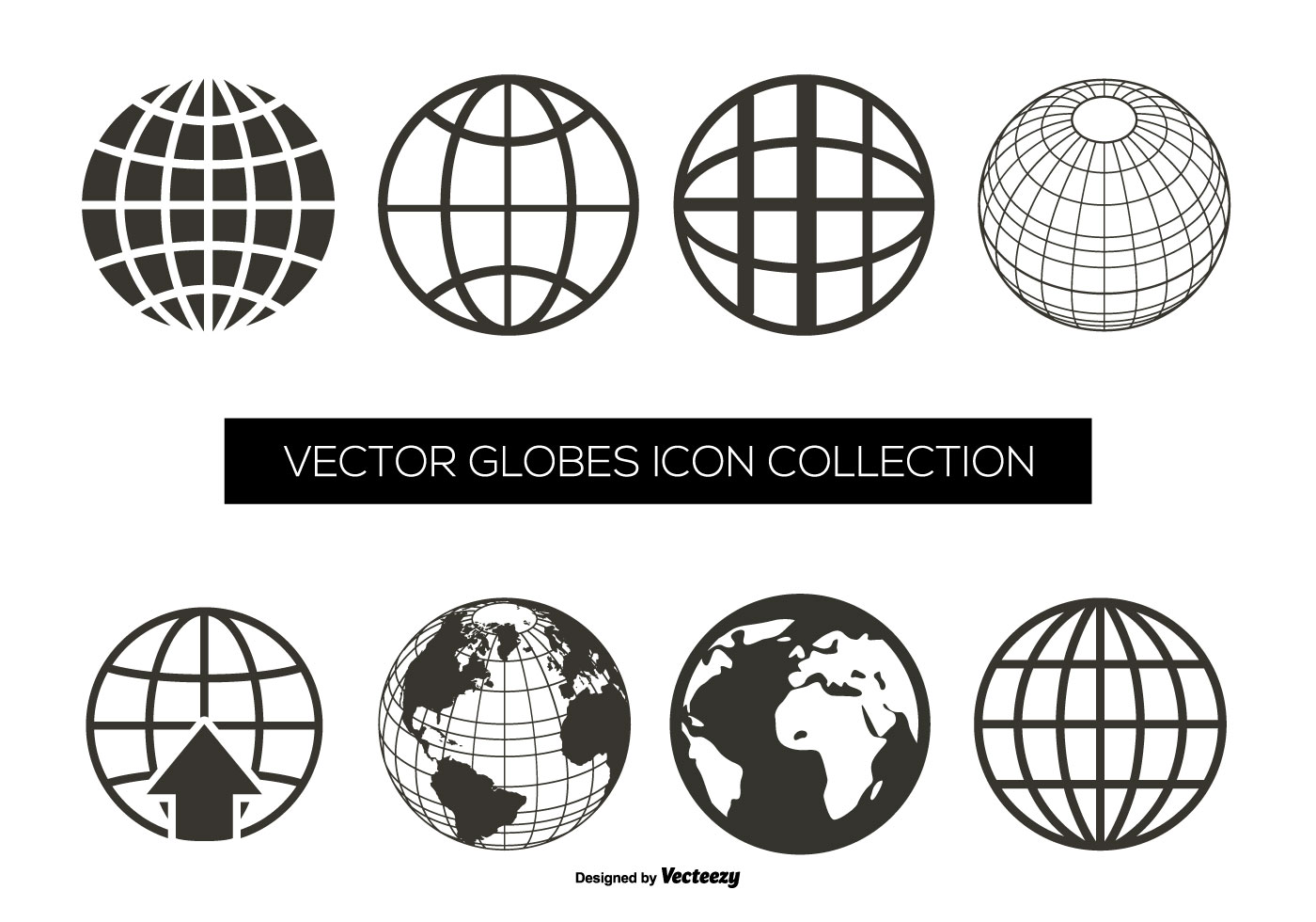 Vector Globe Shapes Collection Download Free Vector Art, Stock