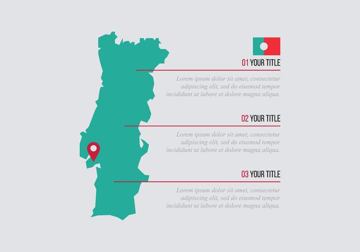 Red And Green Portugal vector