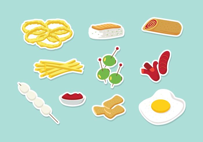 Appetizers Vector Appetizers Vector