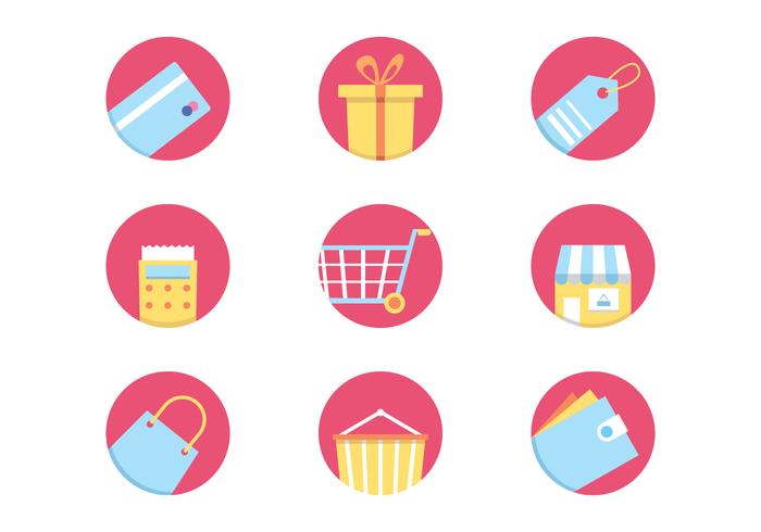 Shopping Icons vector