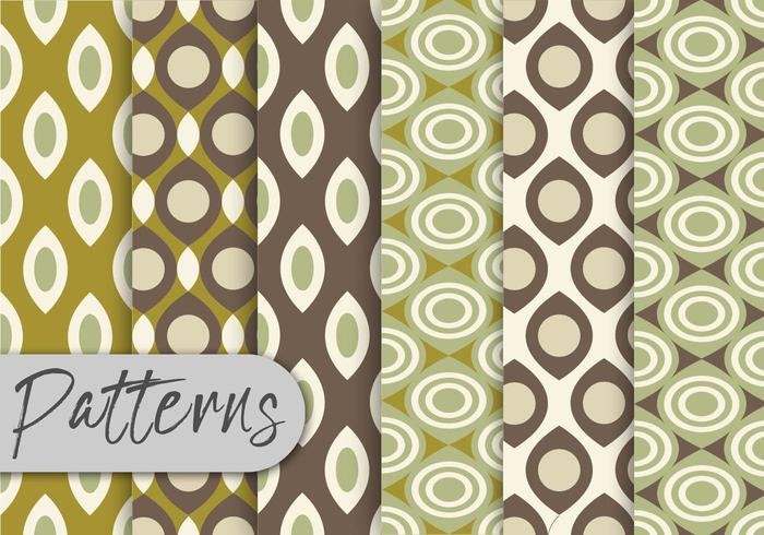 Olive Green Pattern Set Olive Green Pattern Set