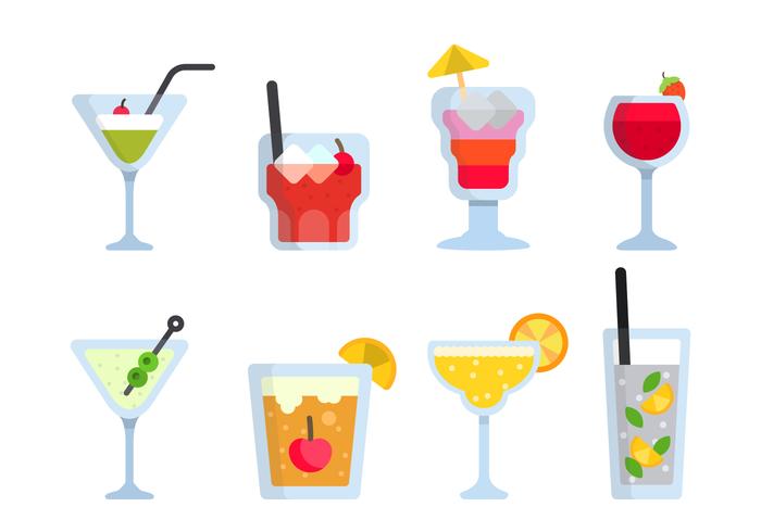 Flat Mocktail Vectors