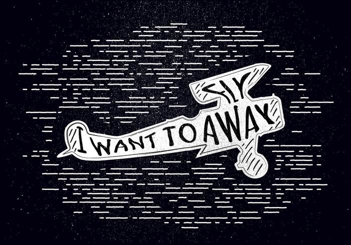 Free Hand Drawn Airplane Background Free Hand Drawn Airplane Background