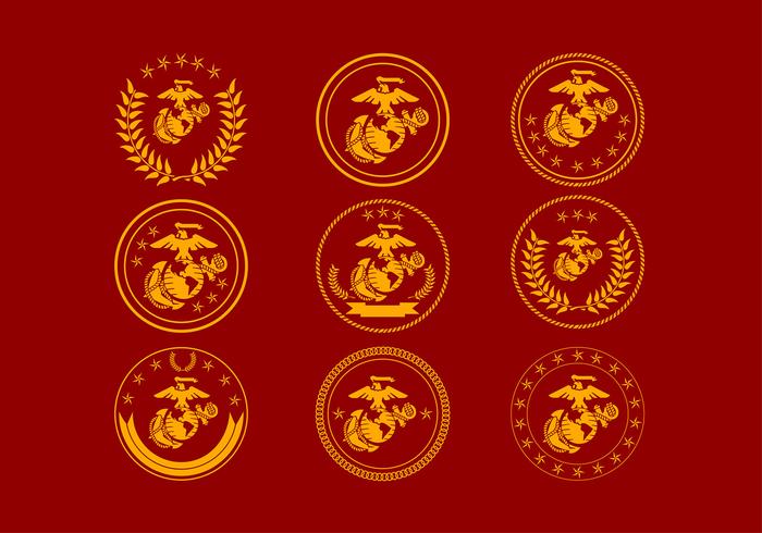 USMC Badge Logo Free Vector USMC Badge Logo Free Vector