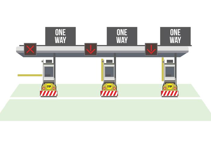 Toll Gate Vector