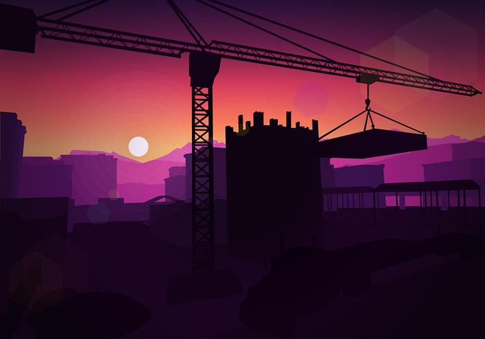 Girder Build Silhouette Free Vector