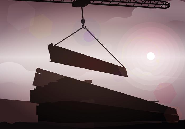 Girder SIlhouette Free Vector