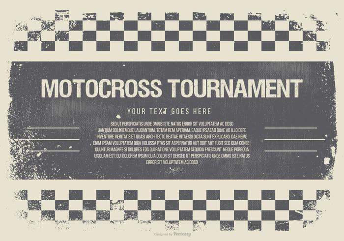 Grunge Motocross Illustration Grunge Motocross Illustration
