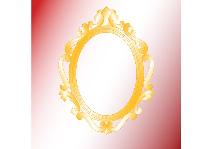 Golden Frame Vector Golden Frame Vector