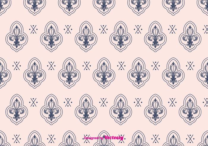 Royal Lily Vector Pattern