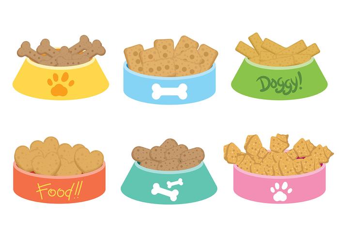Dog Biscuit Vector Icons
