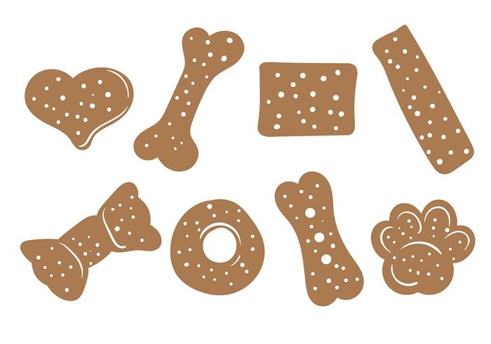 Dog Biscuit Vector Icons Dog Biscuit Vector Icons