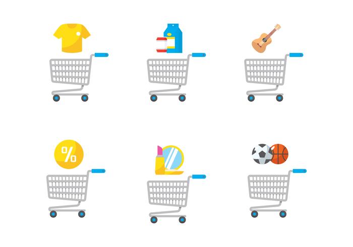 Shopping Cart Collection vector