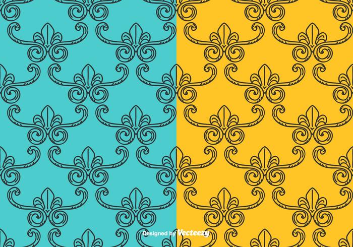 Vintage Vector Pattern Set