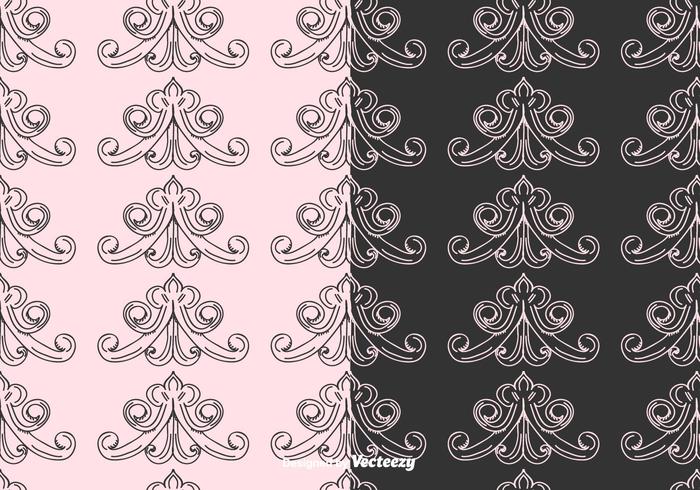 Romantic Vector Pattern Romantic Vector Pattern