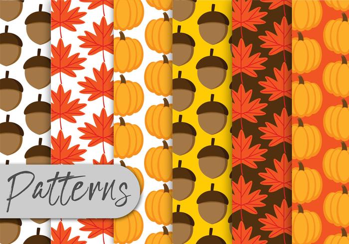 Autumn Pattern Set Autumn Pattern Set