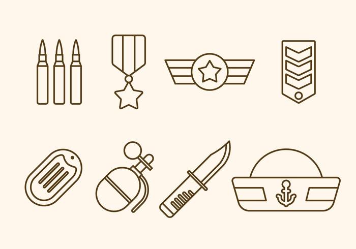 Flat Marine Corps Vectors