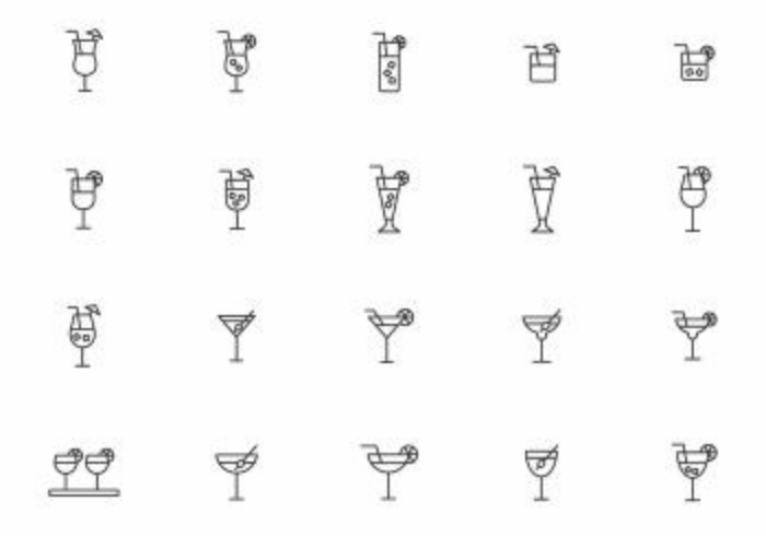 Free Mocktail Vectors