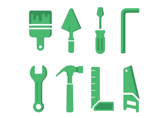 Hardware tool icons vector