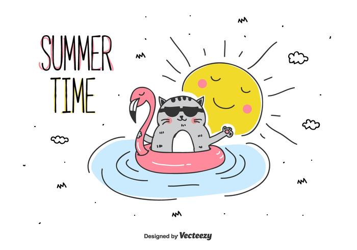 Summer Time Vector 154723 Vector Art at Vecteezy