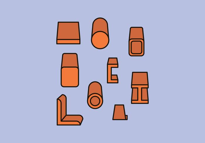 Girders And Bricks vector