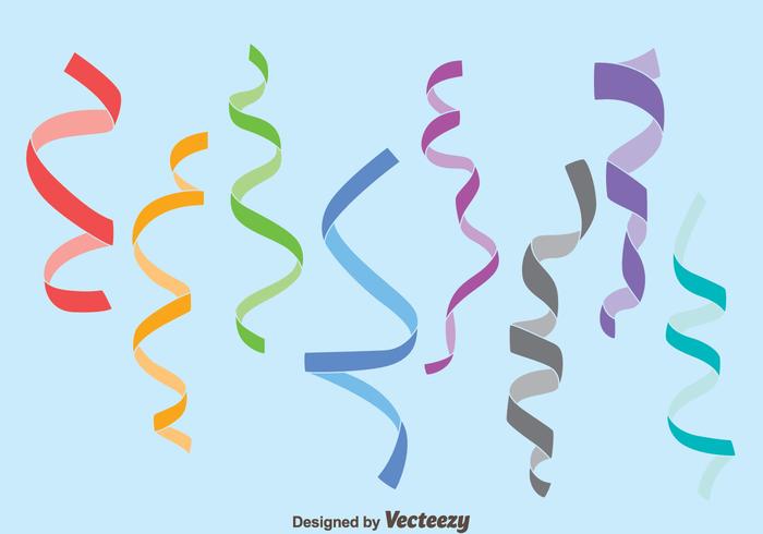 Colorful Serpentine Party Vectors