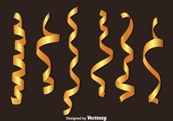 Golden Party Serpentine Collection Vectors