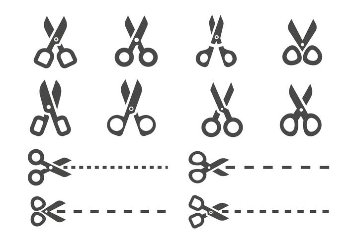 Scissors Icons Vector