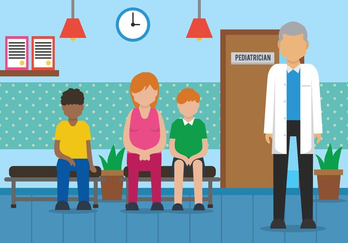 Pediatrician vector ilustration