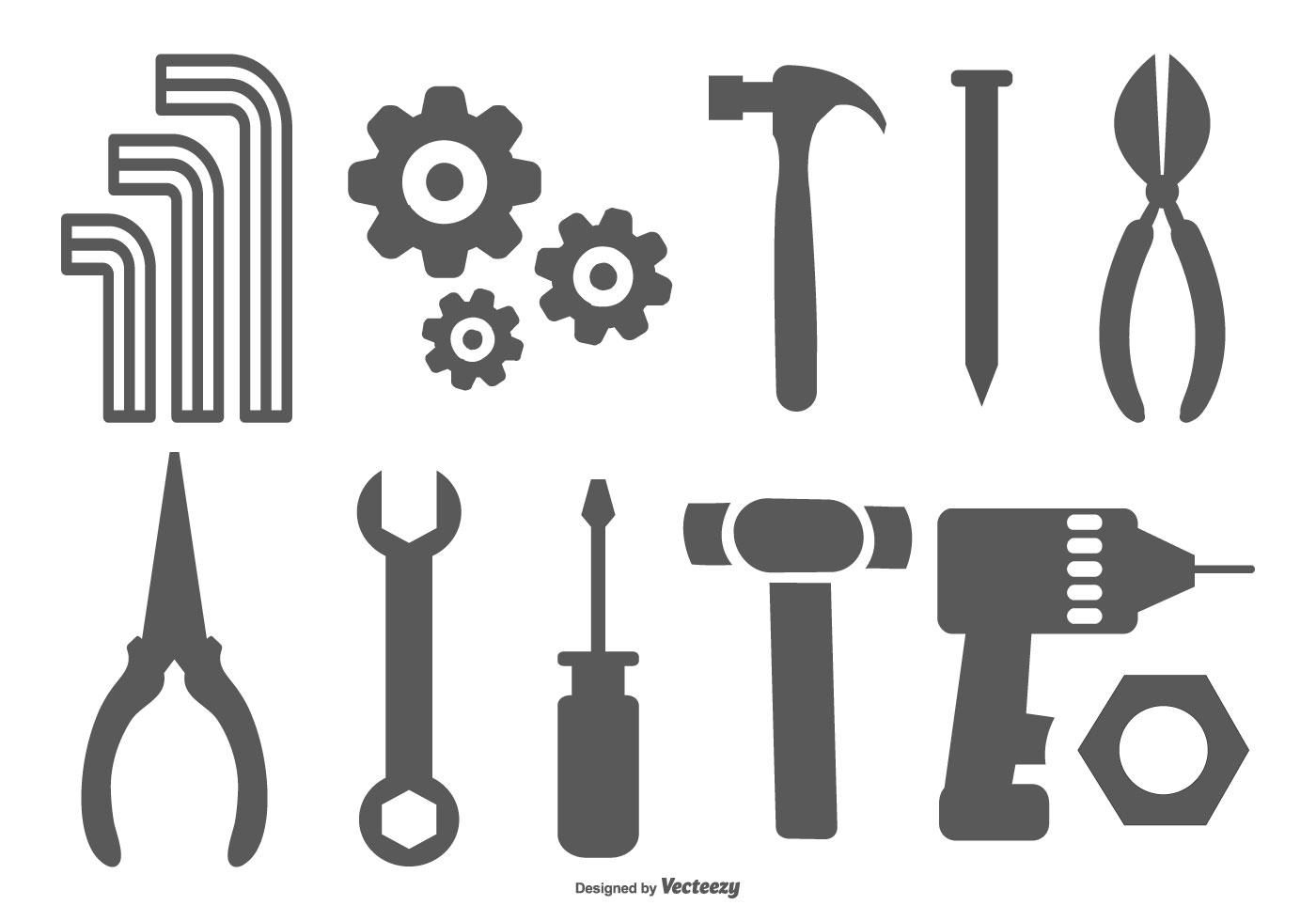 Vector Tool Shape Collection Download Free Vector Art, Stock Graphics