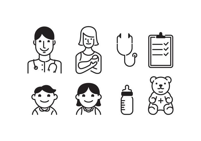 Free Pediatrician Vector Icons