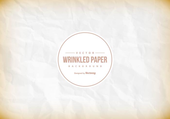 Old Wrinkled Paper Texture vector