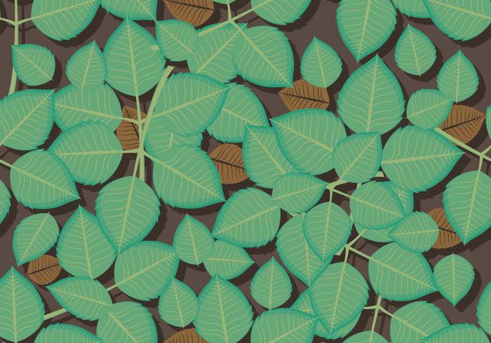 Poison Ivy Seamless Pattern Vector