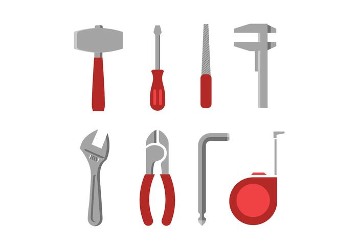 Iconos de herramientas de hardware vector