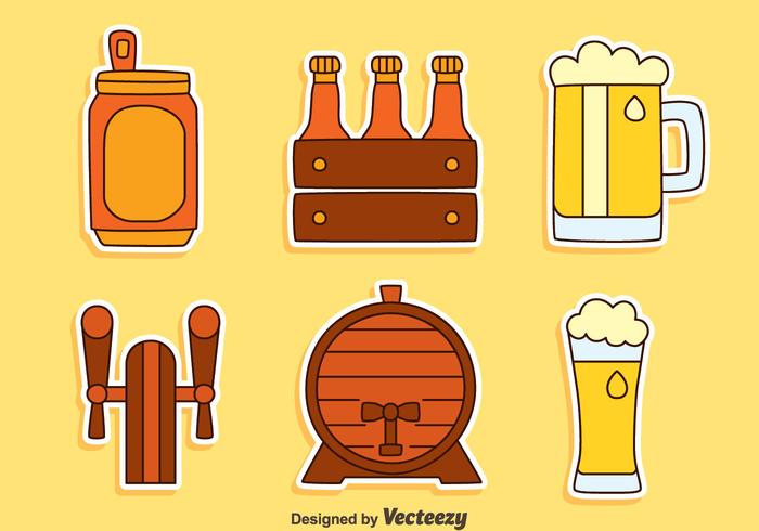 Beer Element Collection Vector