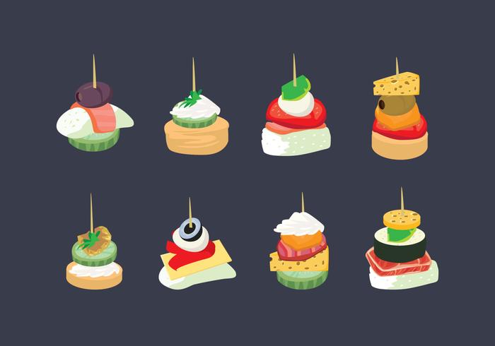 Appetizers Vector