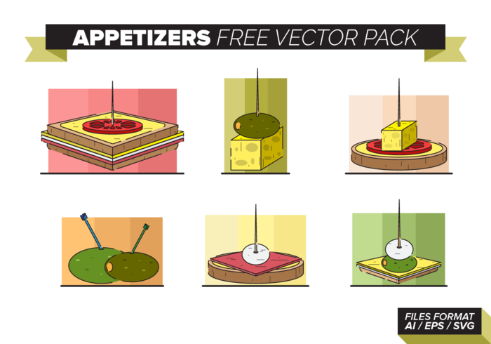 Appetizers Free Vector Pack Appetizers Free Vector Pack