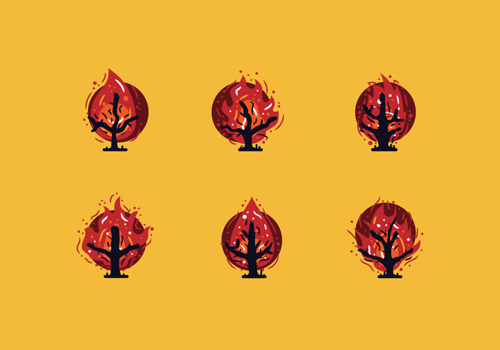 Free Burning Bush Vector