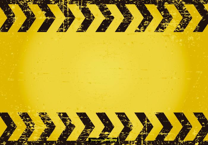 Grunge Caution Background vector