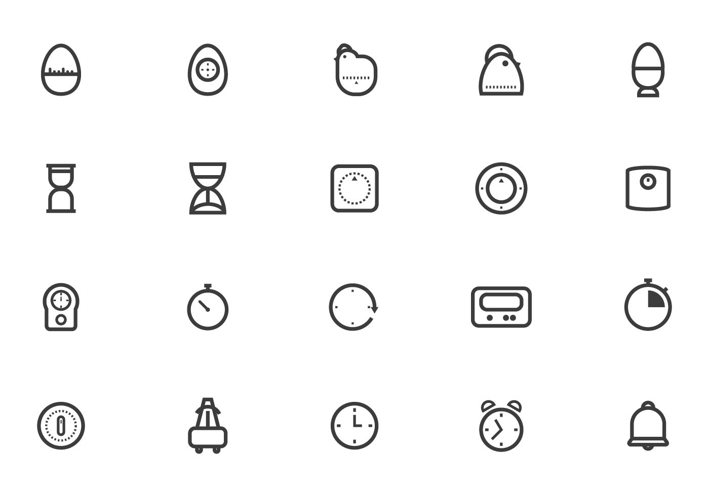 Free Egg Timer Vectors 155011 Vector Art at Vecteezy