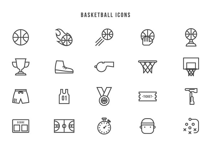 Vectores gratis de baloncesto