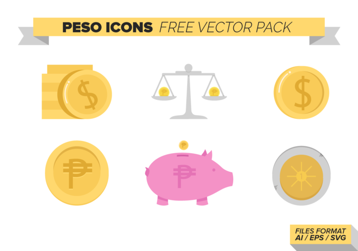 Peso Icons Free Vector Pack Peso Icons Free Vector Pack