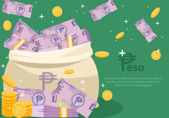 Peso Mexican Money vector