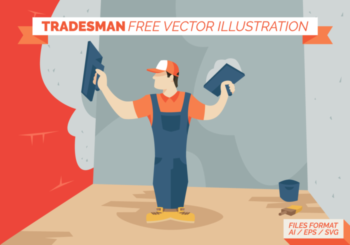 Tradesman Free Vector Illustration Tradesman Free Vector Illustration