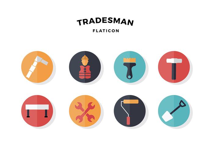 Tradesman Icon Free Vector