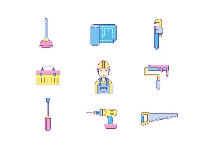 Repairman Icon vector