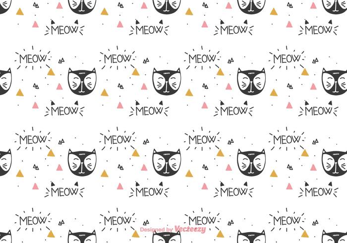 Black Cats Pattern Black Cats Pattern